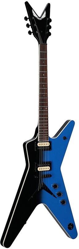 open zoom image for Dean ML79 Electric Guitar, Black to Blue Fade, Body Left Front