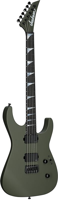 open zoom image for Jackson American Soloist SL2MG HT Electric Guitar (with Case), Matte Army Drab, Body Left Front