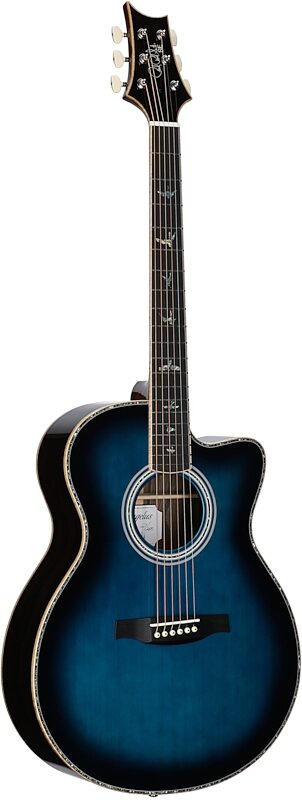 open zoom image for PRS Paul Reed Smith SE Angelus A60E Acoustic-Electric Guitar, Cobalt Blue Burst, Body Left Front