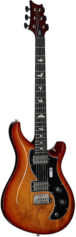 open zoom image for PRS Paul Reed Smith S2 Vela HHT Tremolo Electric Guitar (with Gig Bag), Dark Cherry Sunburst, Body Left Front