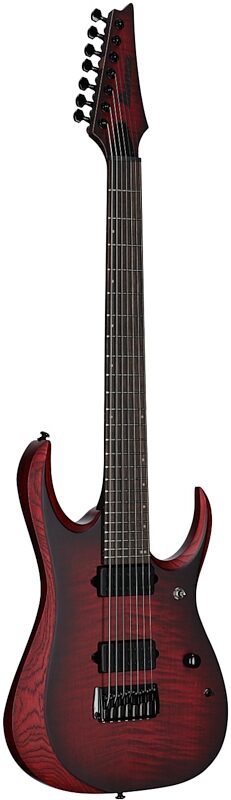 open zoom image for Ibanez RGD721FA Electric Guitar, Stained Wine Red Burst, Body Left Front