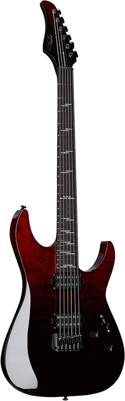 open zoom image for Schecter Reaper 6 Elite Electric Guitar, Blood Burst, Body Left Front
