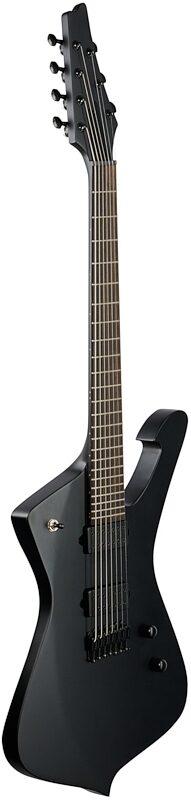 open zoom image for Ibanez ICTB721 Iron Label Iceman Electric Guitar (with Gig Bag), Black Flat, Body Left Front