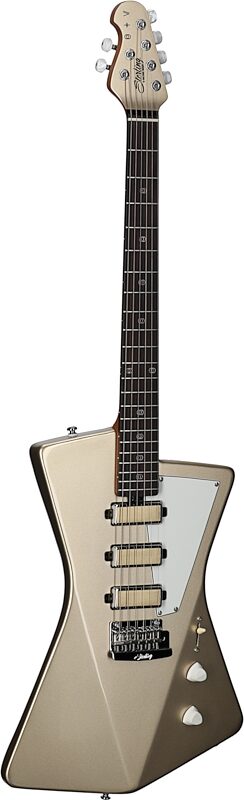 open zoom image for Sterling by Music Man St. Vincent Goldie Electric Guitar, Cashmere, Body Left Front