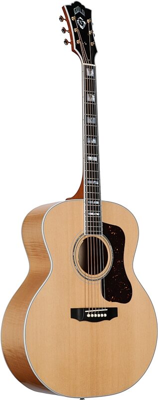 open zoom image for Guild F-55E Jumbo Maple Acoustic-Electric Guitar (with Case), Natural, Body Left Front
