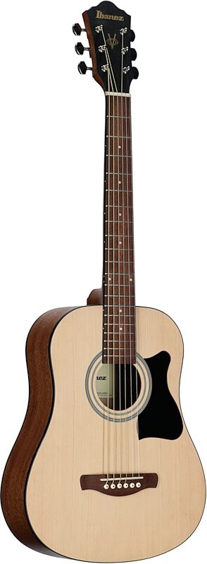 open zoom image for Ibanez IJV30 Jam Pack 3/4-Size Acoustic Guitar Package, Open Pore Natural, Body Left Front