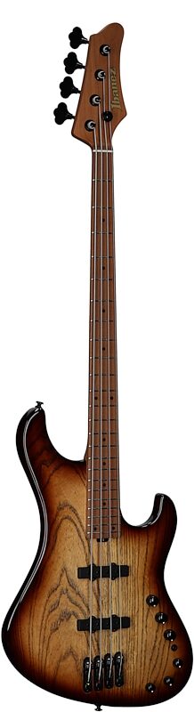 open zoom image for Ibanez MDM1300 Mode Electric Bass (with Gig Bag), Natural Stained Amber, Body Left Front