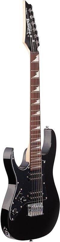 open zoom image for Ibanez GRGM21L Mikro Left-Handed Electric Guitar, Black Night, Body Left Front