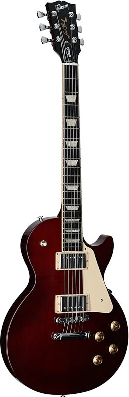 open zoom image for Gibson Les Paul Studio Session Electric Guitar (with Soft Case), Cherry, Open Box (Very Good), Body Left Front