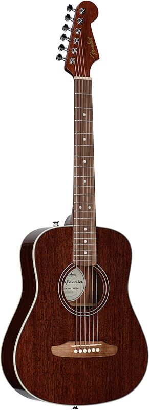 open zoom image for Fender California Standard Redondo Mini Acoustic Guitar (with Gig Bag), Natural, Body Left Front