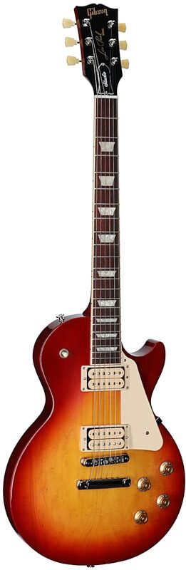 open zoom image for Gibson Les Paul Studio Double Trouble Electric Guitar (with Soft Case), Cherry Sunburst, Body Left Front