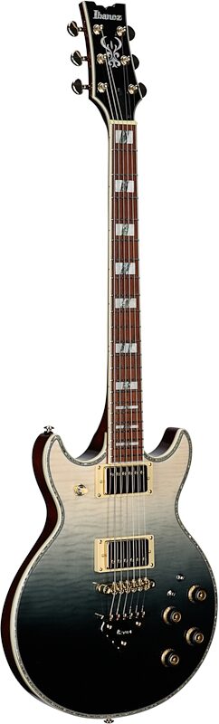 open zoom image for Ibanez AR420 Artist Electric Guitar, Black Mirage Gradation, Body Left Front