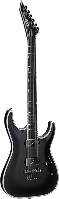 open zoom image for ESP LTD MH-1000NT Bold Binding Electric Guitar, Black Satin, Open Box (Very Good), Body Left Front
