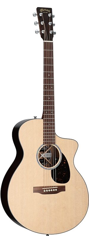 open zoom image for Martin SC-10E Modern Acoustic-Electric Guitar (with Soft Case), New, Body Left Front