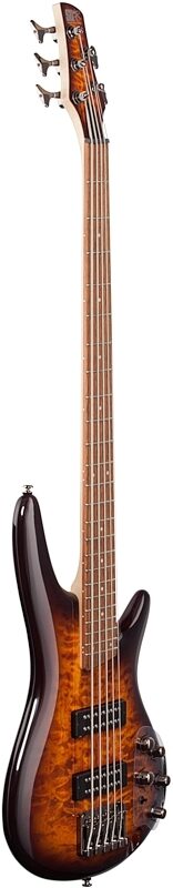 open zoom image for Ibanez SR405EQM Electric Bass, 5-String, Dragon Eye Burst, Body Left Front