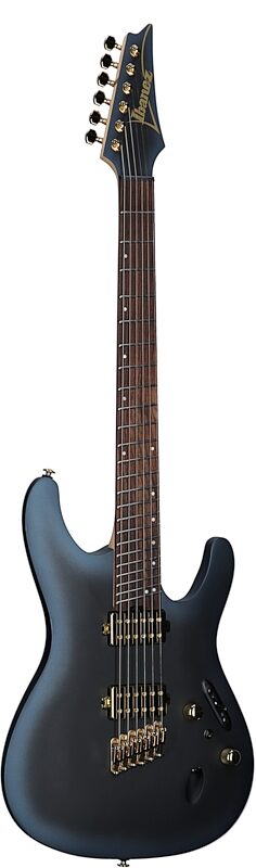open zoom image for Ibanez SML721 Multi-scale Electric Guitar, Midnight Arctic Ocean, Body Left Front