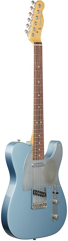 open zoom image for Fender Chrissie Hynde Telecaster Electric Guitar (with Case), Ice Blue Metal, Body Left Front