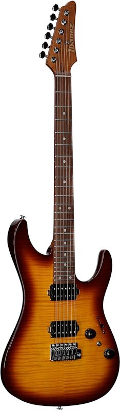 open zoom image for Ibanez AZ24S1F Electric Guitar, Violin Sunburst, Body Left Front