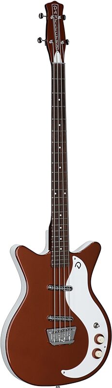 open zoom image for Danelectro 59 Short Scale Electric Bass, Copper, Body Left Front