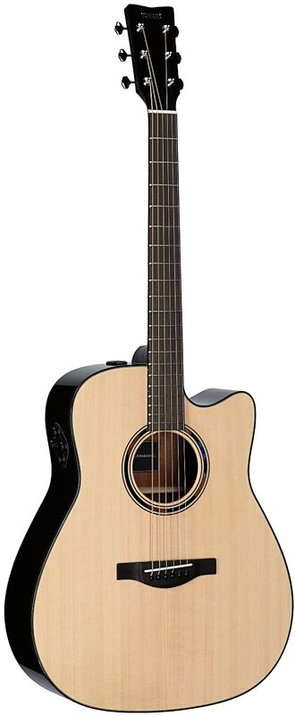 open zoom image for Yamaha TAG1 C Transacoustic Dreadnought Acoustic-Electric Guitar (with Gig Bag), Natural, Body Left Front