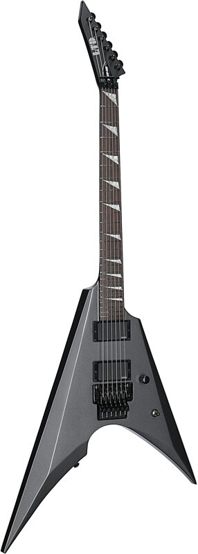 open zoom image for ESP LTD Arrow 400 Electric Guitar, Charcoal Metallic, Body Left Front