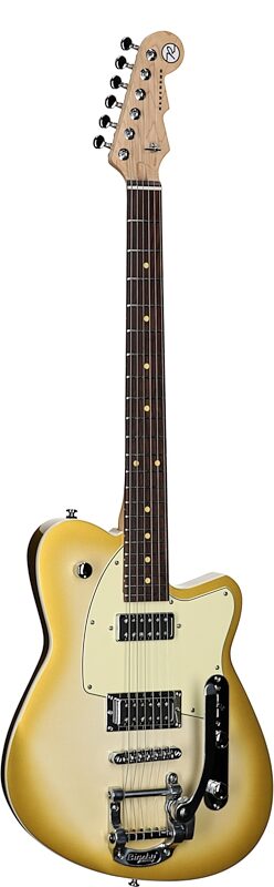 open zoom image for Reverend Flatroc Electric Guitar, Venetian Pearl, Rosewood Fretboard, Body Left Front