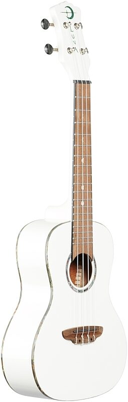 open zoom image for Luna Hau Snow Concert Ukulele (with Gig Bag), New, Body Left Front