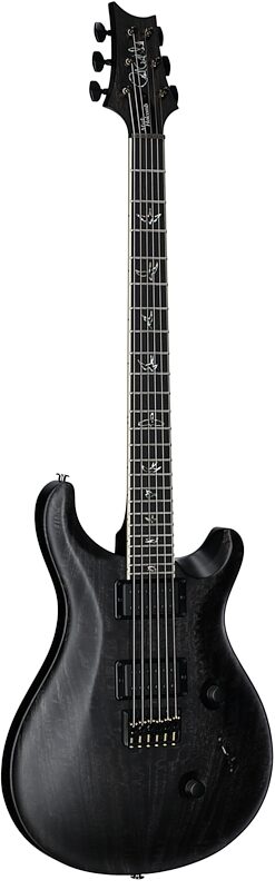 open zoom image for PRS Paul Reed Smith Mark Holcomb Wraparound Electric Guitar (with Case), Gray Black, with Stained Binding, Body Left Front