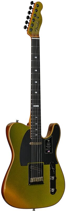 open zoom image for Fender 75th Anniversary American Ultra II Telecaster Electric Guitar (with Case), Liquid Gold, Body Left Front