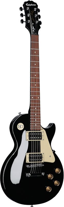 open zoom image for Epiphone Les Paul 100 Electric Guitar, Ebony, Body Left Front