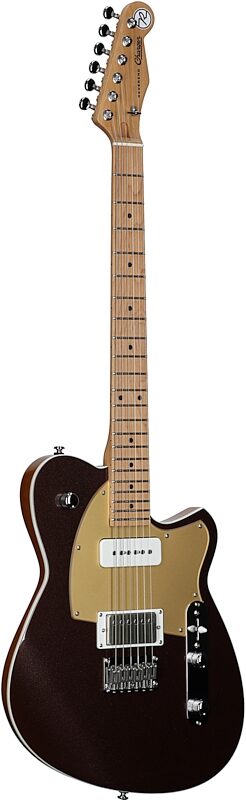 open zoom image for Reverend Charger H90 Electric Guitar, Metallic Bordeaux, Body Left Front