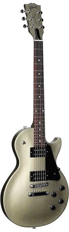 open zoom image for Gibson Les Paul Modern Lite Electric Guitar (with Soft Case), Gold Mist Satin, Body Left Front