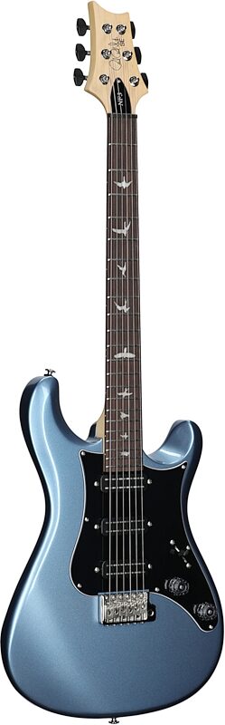 open zoom image for PRS Paul Reed Smith SE NF3 Electric Guitar, Rosewood Fretboard (with Gig Bag), Ice Blue Metallic, Body Left Front