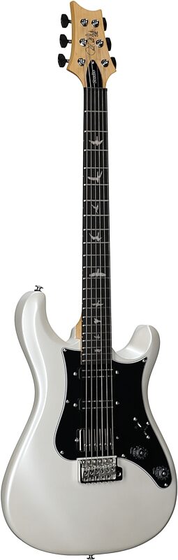 open zoom image for PRS Paul Reed Smith SE Studio Standard Electric Guitar (with Gig Bag), Pearl White, Body Left Front