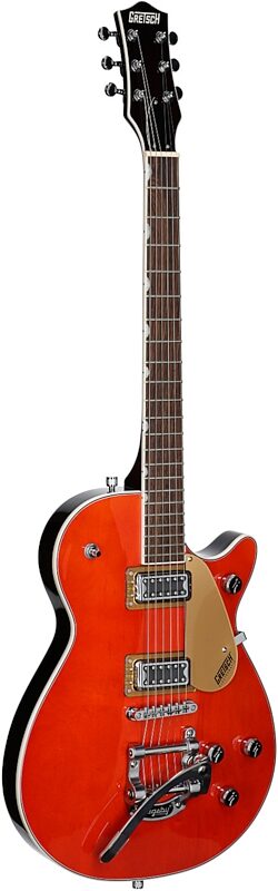 open zoom image for Gretsch G5230T Electromatic Jet FT Electric Guitar, Orange Stain, Body Left Front
