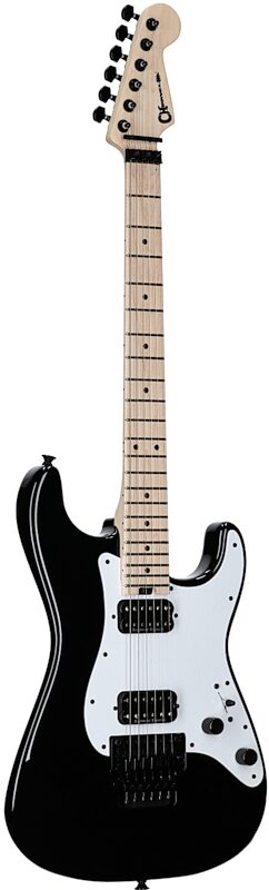 open zoom image for Charvel Pro-Mod So-Cal Style 1 HH FR M Electric Guitar, Maple Fingerboard, Black, Body Left Front