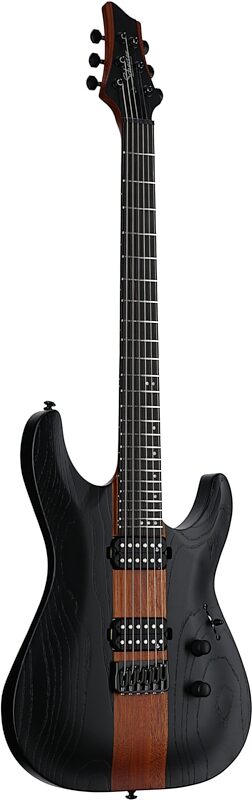 open zoom image for Schecter Rob Scallon C-1 Electric Guitar, Satin Dark Burst, Body Left Front