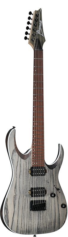 open zoom image for Ibanez RGA42AH Electric Guitar, Black Stained, Body Left Front