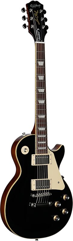 open zoom image for Epiphone Inspired by Gibson Les Paul Standard '60s Electric Guitar (with Gig Bag), Ebony, Open Box (Very Good), Body Left Front