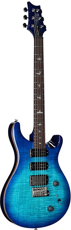 open zoom image for PRS Paul Reed Smith SE Studio Electric Guitar (with Gig Bag), Lake Blue, Open Box (Very Good), Body Left Front
