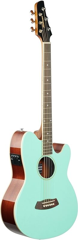 open zoom image for Ibanez TCY10E Talman Cutaway Acoustic-Electric Guitar, Seafoam Green, Body Left Front