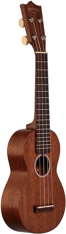 open zoom image for Martin S1 Soprano Ukulele (with Gig Bag), Natural, Body Left Front