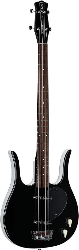 open zoom image for Danelectro Longhorn Electric Bass, Black, Body Left Front