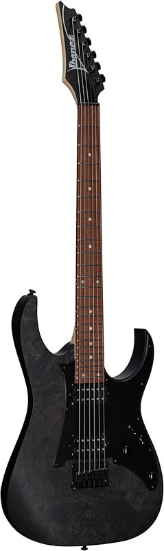 open zoom image for Ibanez RGR431PB Electric Guitar, Charcoal Grey Flat, Body Left Front