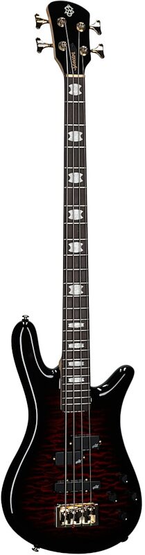open zoom image for Spector Icon NS-2 Bolt-On Electric Bass, Black Cherry Gloss, Body Left Front