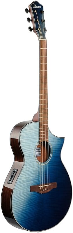 open zoom image for Ibanez AEWC32FM Acoustic-Electric Guitar, Indigo Sunset, Body Left Front