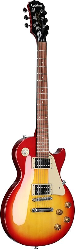 open zoom image for Epiphone Les Paul 100 Electric Guitar, Heritage Cherry Sunburst, Body Left Front