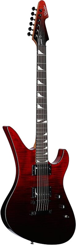 open zoom image for Schecter Avenger Standard Electric Guitar, Blood Burst, Body Left Front