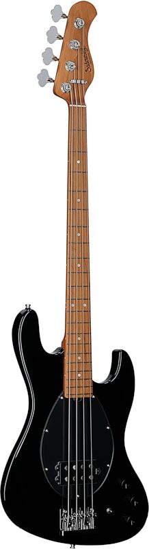 open zoom image for Sadowsky MetroExpress MV4 Electric Bass, Maple Fingerboard (with Gig Bag), Black, Body Left Front