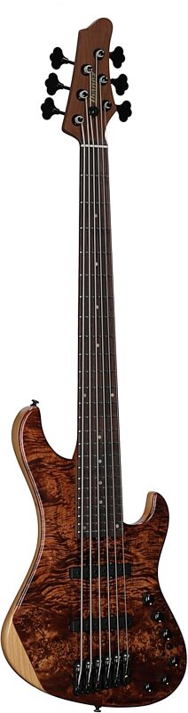 open zoom image for Ibanez MDM1606 Mode Electric Bass, 6-String (with Gig Bag), Natural Mocha Low Gloss, Body Left Front